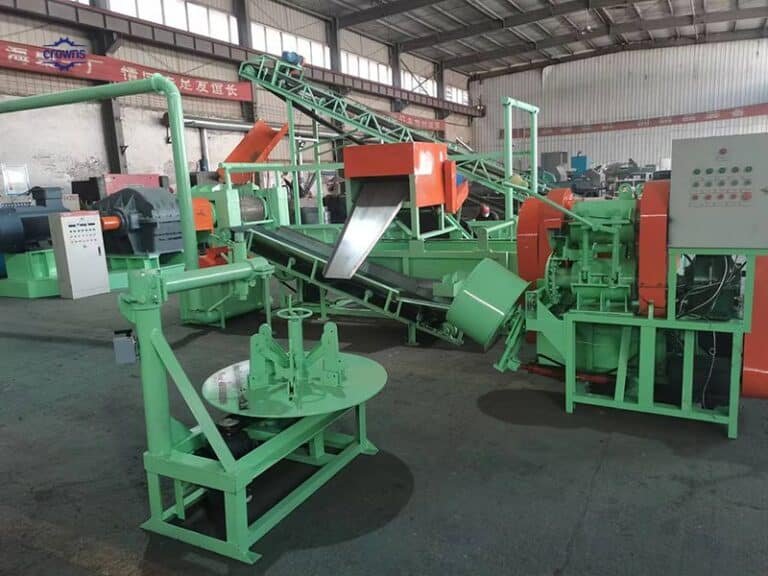 Máy tái chế lốp tự động- Crowns Machinery